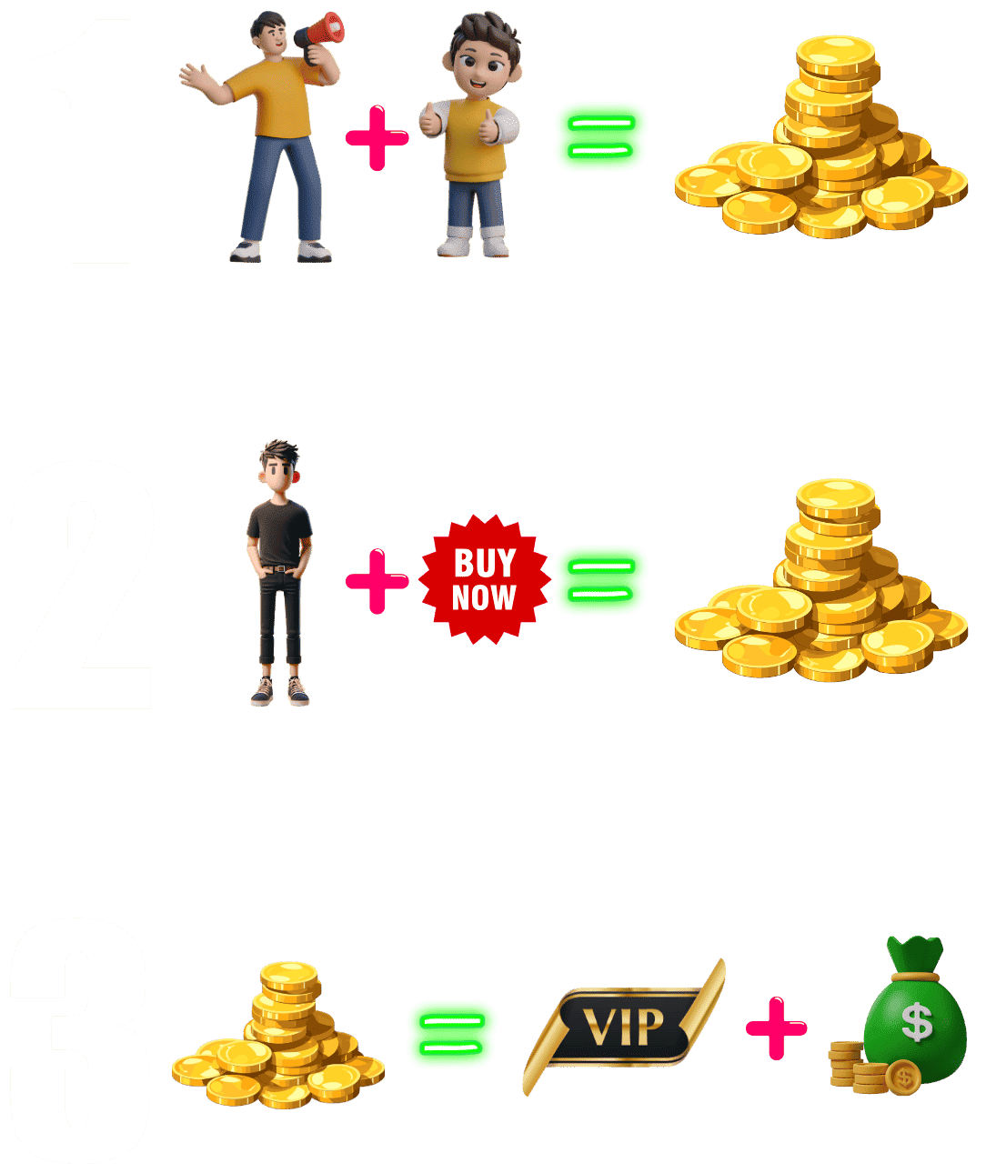 UniTV referral award points system illustration