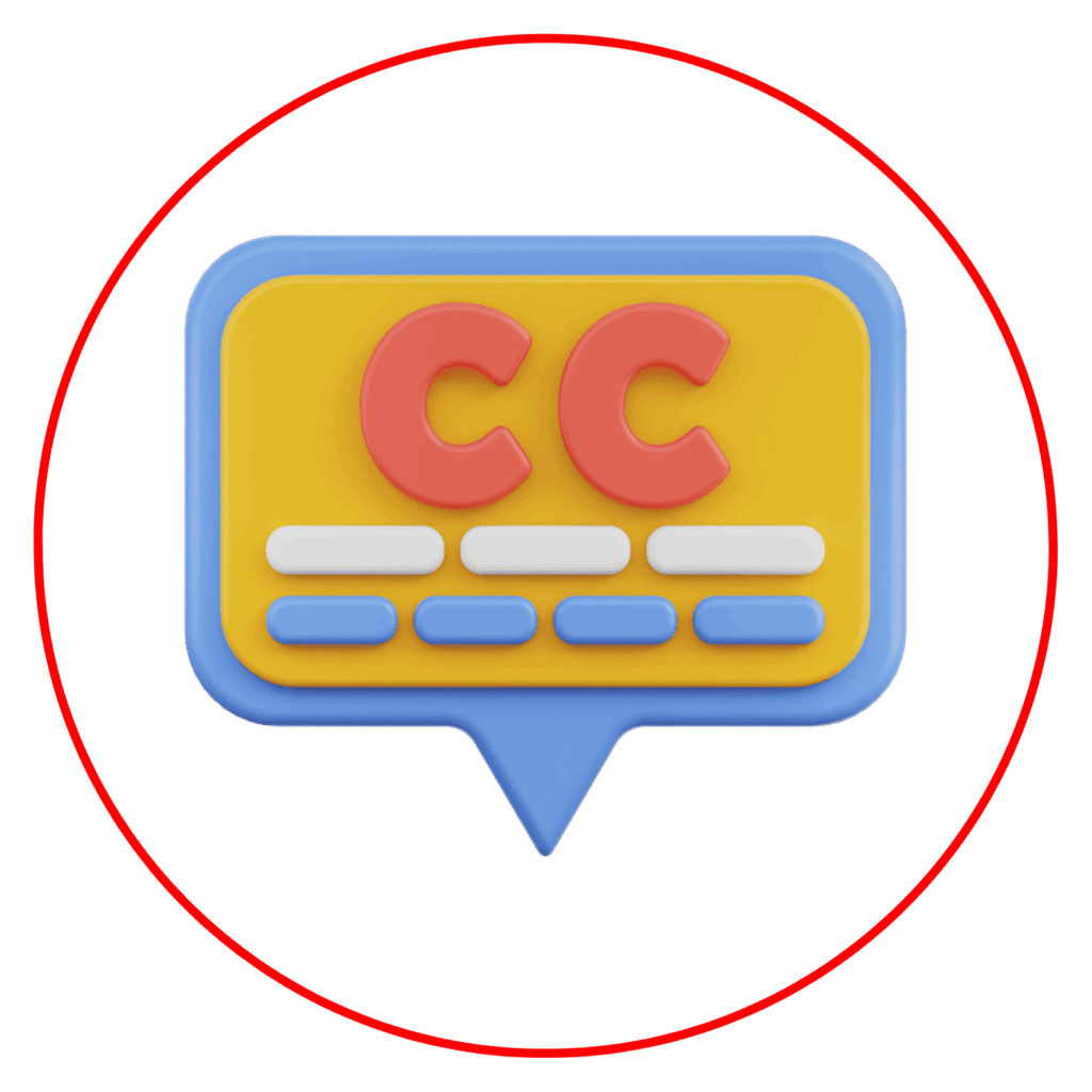UniTV feature icon for subtitle