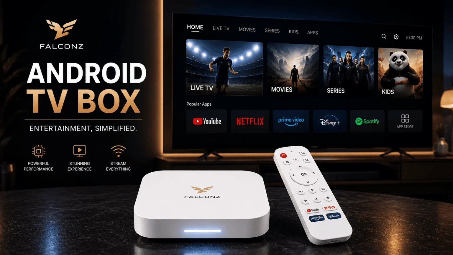 UniTV APK para TV Box – streaming na tela da sala