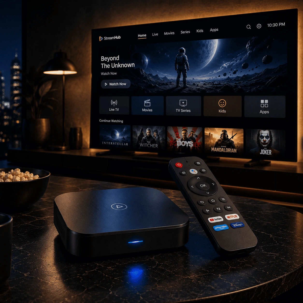 UniTV APK TV Box – Séries populares